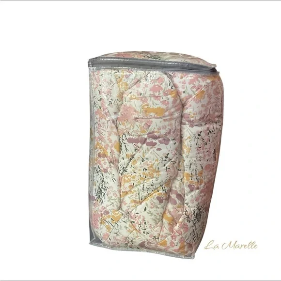 Full/Queen Reversible Floral Stripe Quilt Comforter Set - Threshold Studio McGee - Picture 7 of 7